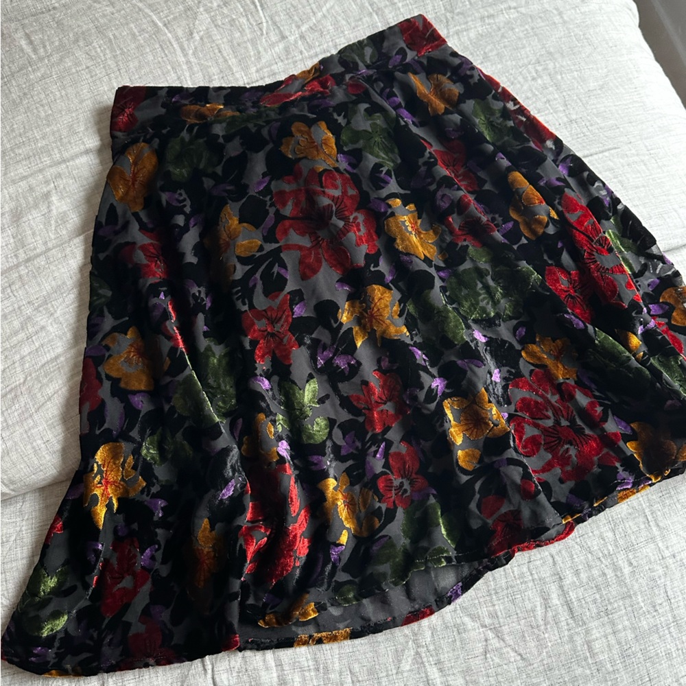 Fall Lace & Mesh Nordstrom Skirt Size Medium